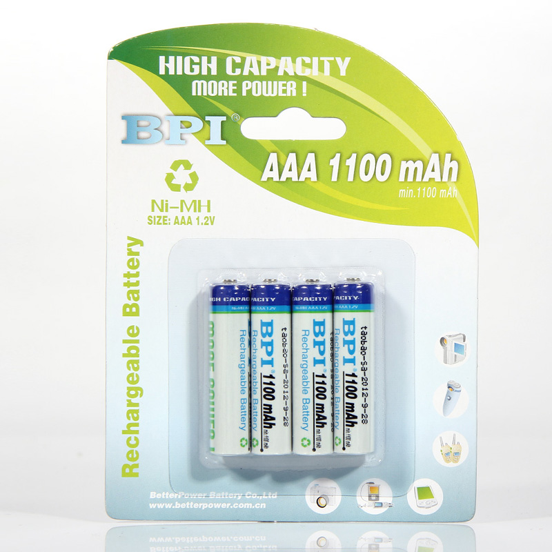AAA Eco-friendly NiMH Rechargeable Battery